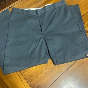 Dickies Men's Flat Front Work Shorts - Black